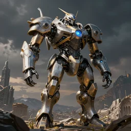 Alchemy mech robot. By Konstantin Razumov, highly detailded