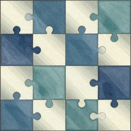 abstract wallpaper jigsaw design, popular on artstation