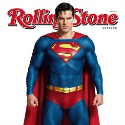 carl cox as superman, rolling stone cover photo
