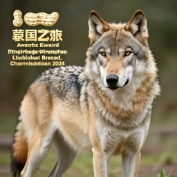 professional photograph of a peanut - colored wolf, high quality, hd, 8 k, 4 k, magnificent, award - winning, nature, nature photography, awe - inspiring, highly detailed, amazing
