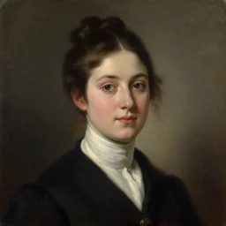 official portrait of united states president, 1 9 1 4, she is a young woman with a pretty face, an oil on canvas painting by james ryman, upper body featured on cg society, classical realism, oil on canvas, studio portrait, chiaroscuro