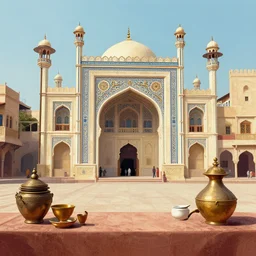 still life photography of Karachi, detailed, digital art, trending on ArtStation