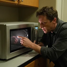 Gordon Freeman destroys the microwave