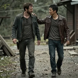 rick grimes slapping glenn rhee walking dead realistic