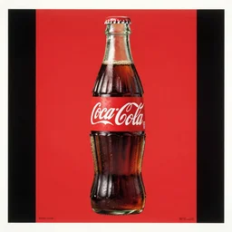 an advertisement for coca cola, 1 9 8 7.