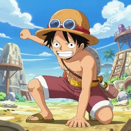 luffy in Treasure Planet movie