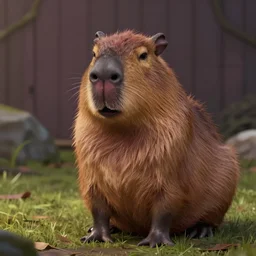 evil capybara from hell
