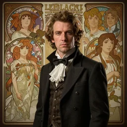 portrait of leblanc, highly detailed vfx portrait, unreal engine, greg rutkowski, loish, rhads, caspar david friedrich, makoto shinkai and lois van baarle, ilya kuvshinov, rossdraws, elegent, tom bagshaw, alphonse mucha, global illumination, detailed and intricate environment