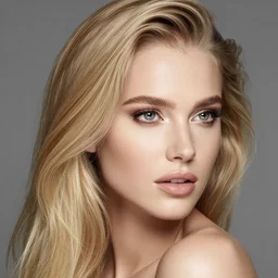 face beautiful women blonde hairs