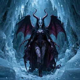 succubus in the ice cave. greg rutkowski. boris vallejo. color grading lut 3 8 4 0 x 2 1 6 0