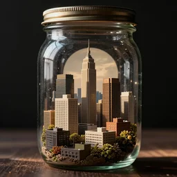 city in a jar