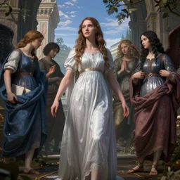 maya, the world of illusion, fra angelico, lisa frank, unreal engine 5