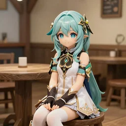 Yda from FFXIV sitting down in a tavern, ultra detailed, fantasy, artstation, matte