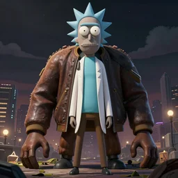 Kanye west is a big monster in Rick and Morty episode
