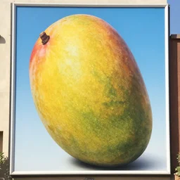 a gigantic pakistani mango advert