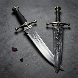 the blade of nightmares and the scabbard of infinite ruin