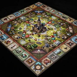 scan tiles, mansions of madness boargame, by yoann boissonnet, artstation, high detail, 4 k, high definition, sharp, black edges