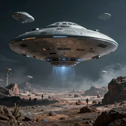 hyperdetailed photo of a ufo war on a unknown creepy planet 8 k extremely detailed hd hyperrealism mysterious movie studio fx beautiful