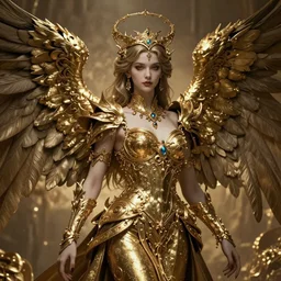 portrait of an Angel, Dark Souls 3 themed, in style of Ruan Jia, insanely detailed and intricate, golden ratio, elegant, ornate, luxury, elite, ominous, haunting, matte painting, cinematic, cgsociety, James jean, Brian froud, ross tran, Laputa