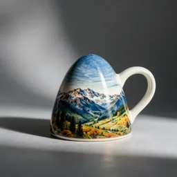 triangular mug