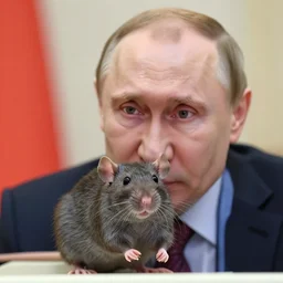 putin looks like a rat, clear photo ultra hd 4k