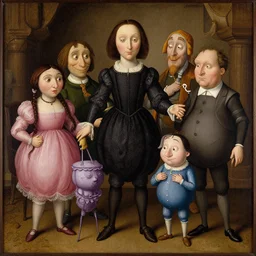 renaissance painting of the addams family