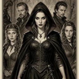 vasilisa premudraya vampire hunter, fine details, realistic shaded lighting poster by greg rutkowski, magali villeneuve, artgerm, jeremy lipkin and michael garmash and rob rey