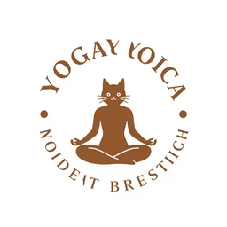 lettering logo about yoga & cat n - 4