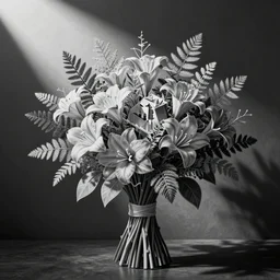 bouquet by m. c escher