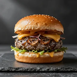 sushi on a burger
