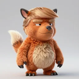 donald trump fursona, highly detailed