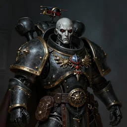gothic byzantine executive, cyborg, dark fantasy, warhammer 4 0 k, portrait, highly detailed, digital painting, trending on artstation, concept art, sharp focus, illustration, art by artgerm and greg rutkowski and magali villeneuve