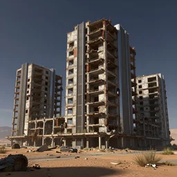 a beautiful detailed rendering of abandoned building industrial architecture street architecture city unfinished building urbex nature by alvaro leite siza vieira, nightvision magic realism desert tundra sci - fi cosmic atlantis biopunk gem dieselpunk futuristic cyberpunk, archdaily, wallpaper, highly detailed, trending on artstation.