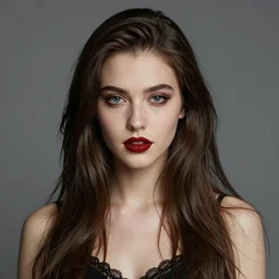 Sensual Female teen vampire portrait