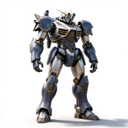 wise battle mech, cinematic studio photo, full body, standing, isolated on a pure white background, centered, whole figure in frame, sharp focus, studio lighting
