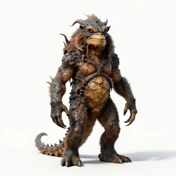 masked swamp creature, studio photography, full body, standing, isolated on a pure white background, centered, whole figure in frame, sharp focus, studio lighting