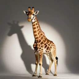 giraffe with the proportions of a puppy