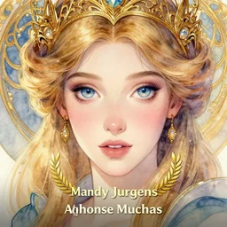 beautiful princess with sparkling eyes, closed up portrait, highly detailed, gold filigree, epic, stunningly beautiful, insanely detailed, fantasy novel, soft cinematic lighting, award, disney concept art, watercolor illustration by mandy jurgens and alphonse mucha and alena aenami, pastel color palette, featured on artstation