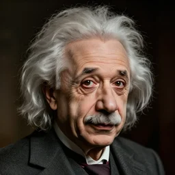 marshmallow einstein portrait