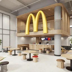 brutalist mcdonalds playplace