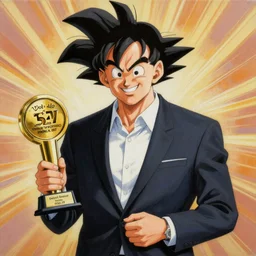 Painting of David Koechner, official, detailed, character dragonball, award winning artwork, Akira Toriyama