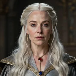 elon musk as daenerys targaryen, portrait in the style of konstantin razumov, extremely detailed