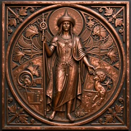 steam _ necropolis _ memento _ mori _ gothic _ neo _ - _ gothic _ art _ nouveau _ hyperdetailed _ copper _ patina _ medieval _ icon _ philippe