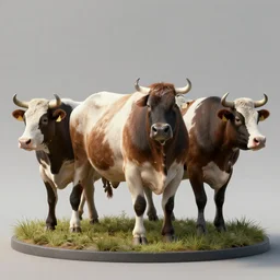 american cobs, 3 d model, hyper realism, concept art, extreme detail, 4 k, unreal engine, artstation