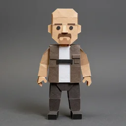 papercraft Walter White