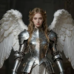 Angel knight gothic girl. By William-Adolphe Bouguerea, highly_detailded