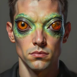 close up sci - fi art joe rogan with reptile eyes, sweaty, elegant, highly detailed, centered, digital painting, concept art, smooth, sharp focus, illustration, artgerm, tomasz alen kopera, peter mohrbacher, donato giancola, joseph christian leyendecker, wlop, frank frazetta