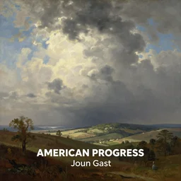 American Progress, painting by John Gast