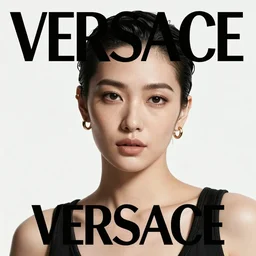 Versace advertising campaign portrait