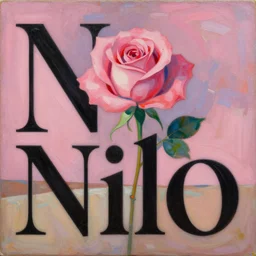 A beautiful abstract painting Si (como afirma el griego en el Cratilo) el nombre es arquetipo de la cosa en las letras de 'rosa' está la rosa y todo el Nilo en la palabra 'Nilo'. by Miró intuitive
